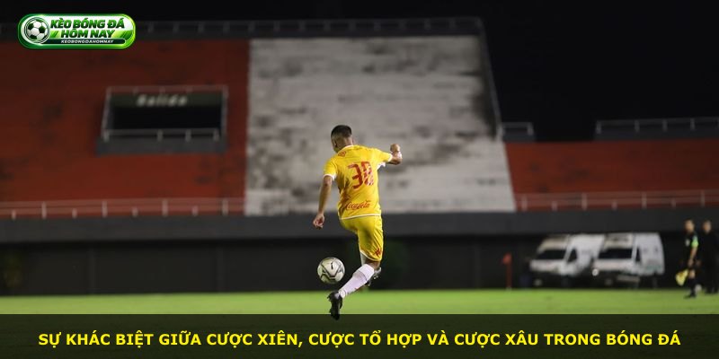 Sự khác biệt giữa cược xiên, cược tổ hợp và cược xâu trong bóng đá