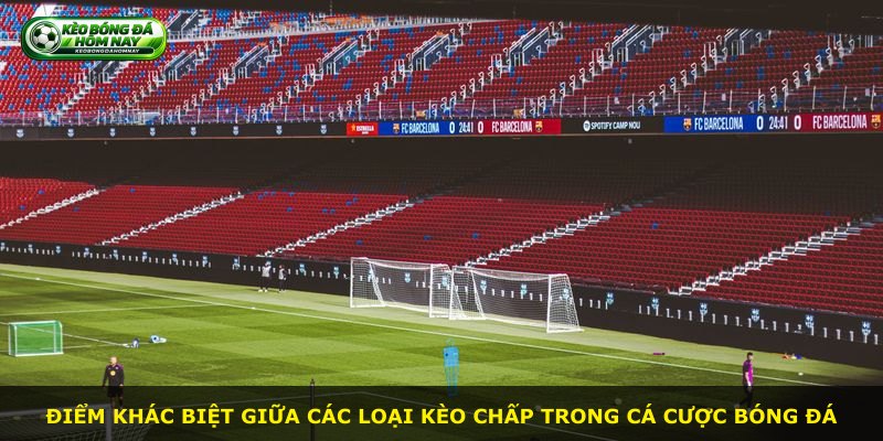 Điểm khác biệt giữa các loại kèo chấp trong cá cược bóng đá