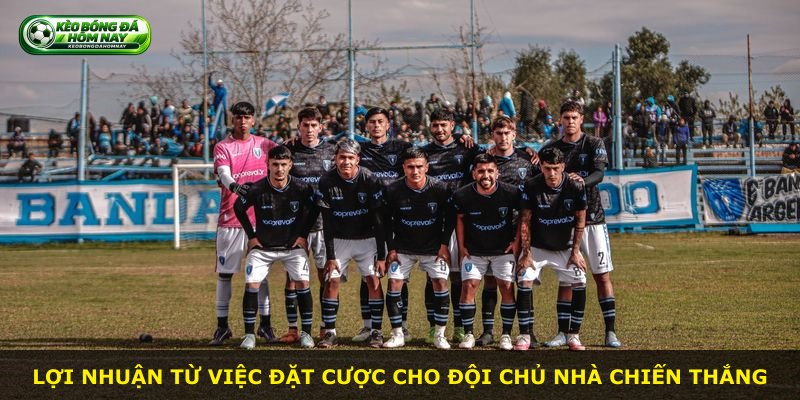 Lợi nhuận từ việc đặt cược cho đội chủ nhà chiến thắng