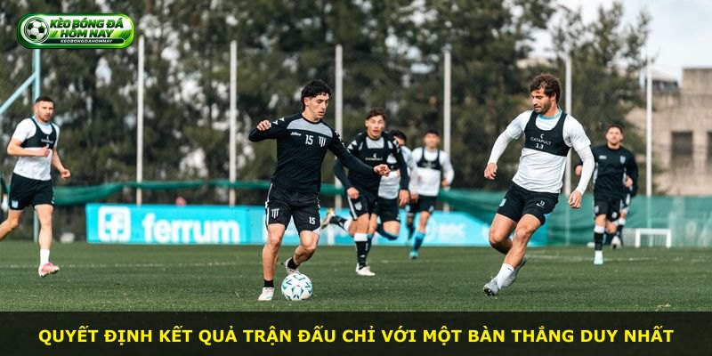 Quyết định kết quả trận đấu chỉ với một bàn thắng duy nhất